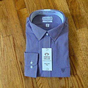 NWT Purple Dress shirt size 18-18 1/2 32/33